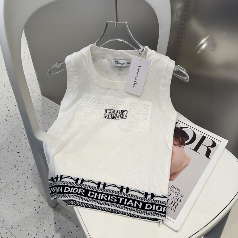 ★大人気クリスチャンディオール夏用に涼しい女性用タンクトップ2506BKJ120-DI-B005